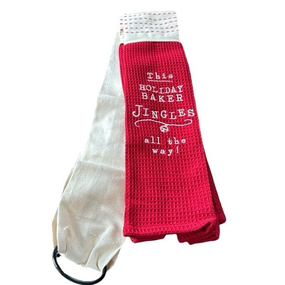 Demdaco Kitchen Boa Neck Tea Towel Scarf 100% Cotton NWT - Picture 2 of 5